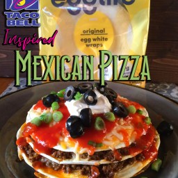 Taco Bell Inspired Mexican Pizza