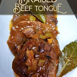 Braised Beef Tongue