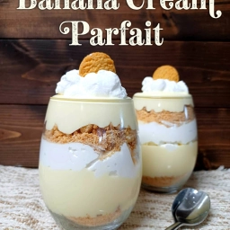 Banana Cream Parfait